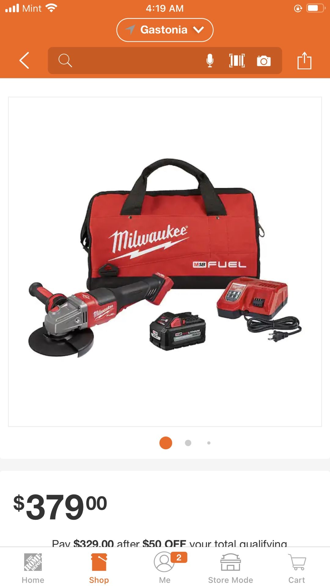 Milwaukee Fuel Grinder