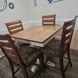 Wooden Dining Table Set- Pick Up Only