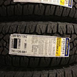 235/75/15 New Tires Goodyear 