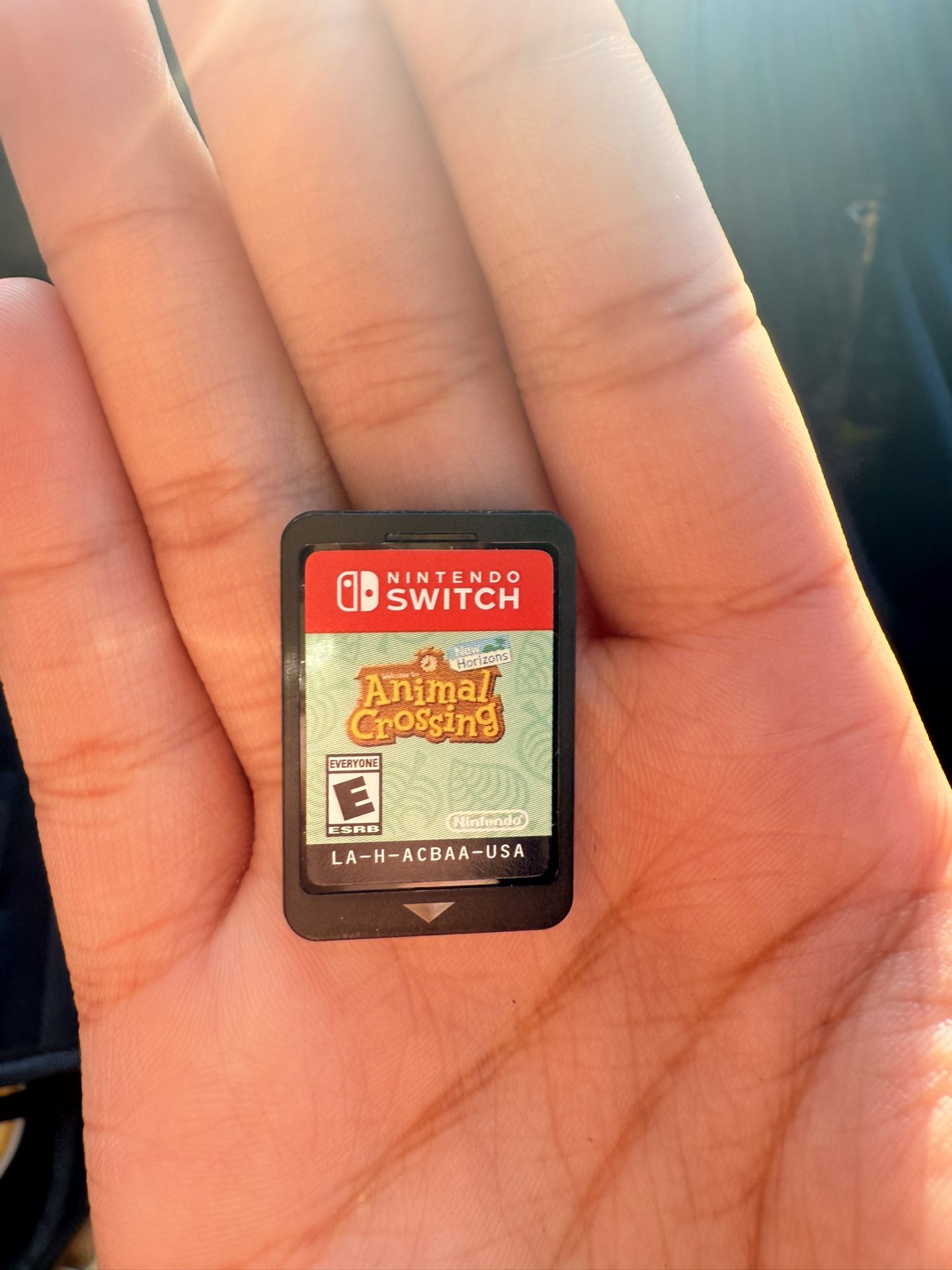 Animal Crossing New Horizons Nintendo Switch Game Card