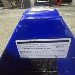 5000 Lbs blue manual pallet jack 