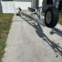 Boat Trailer Ready To Go 28 Ft Papers In Hand 