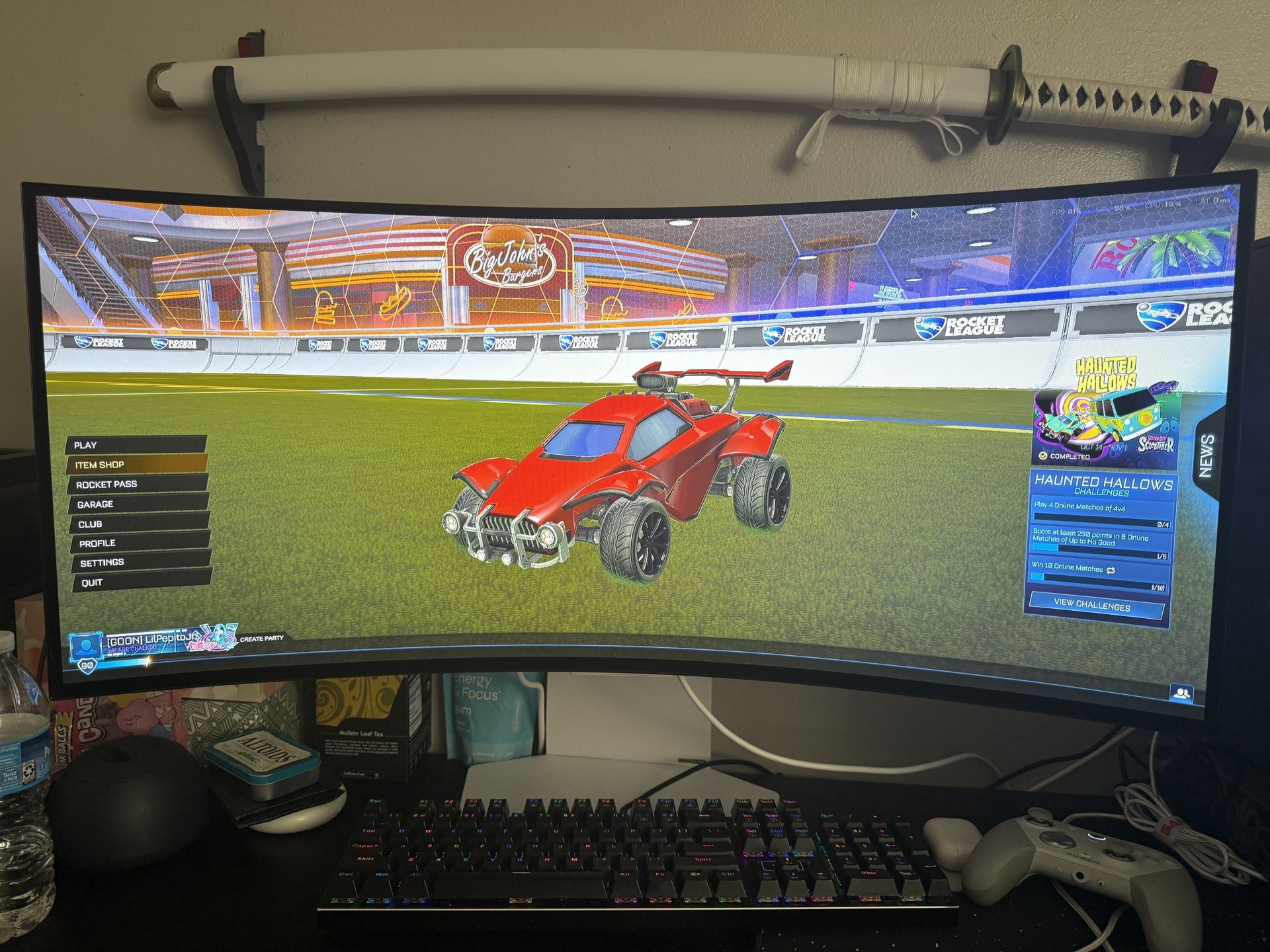 LG- Ultragear Ultrawide 3440x1440p Monitor