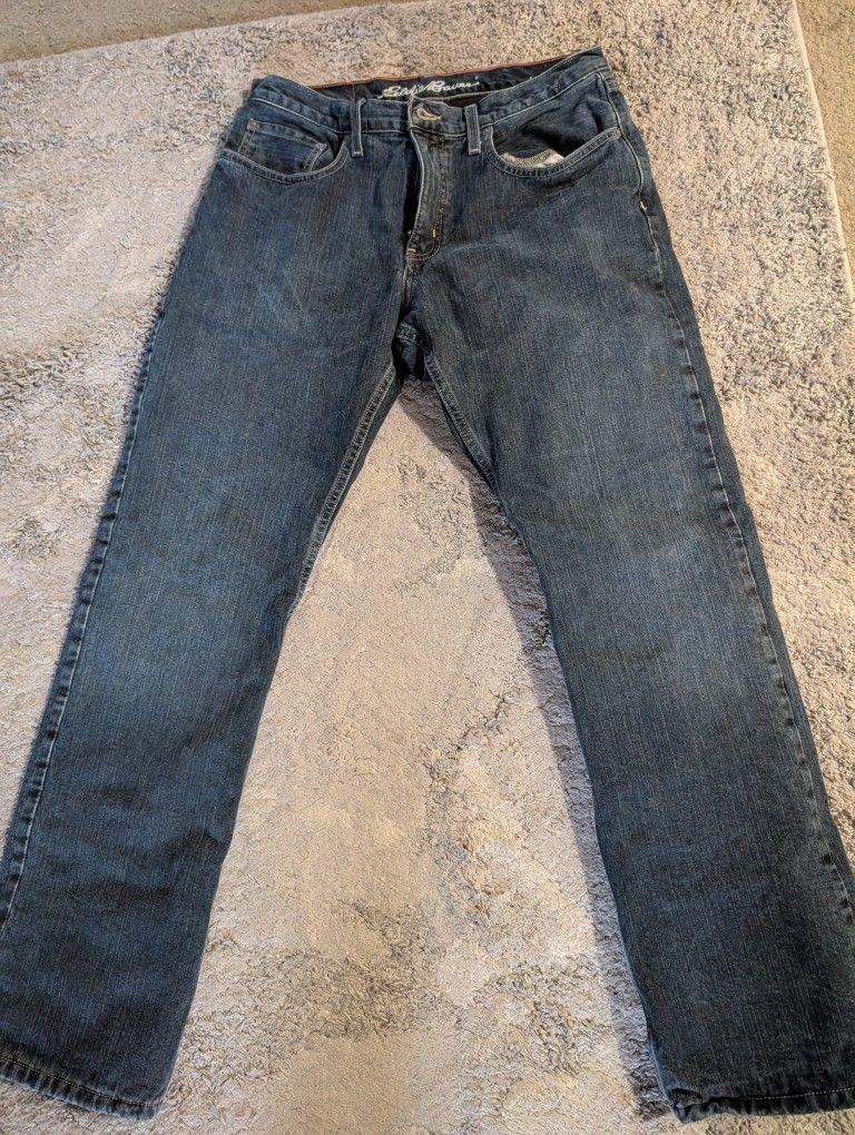 Eddie Bauer Fleece Lined Jeans 33x32