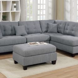 Sectional Sofa + Ottoman