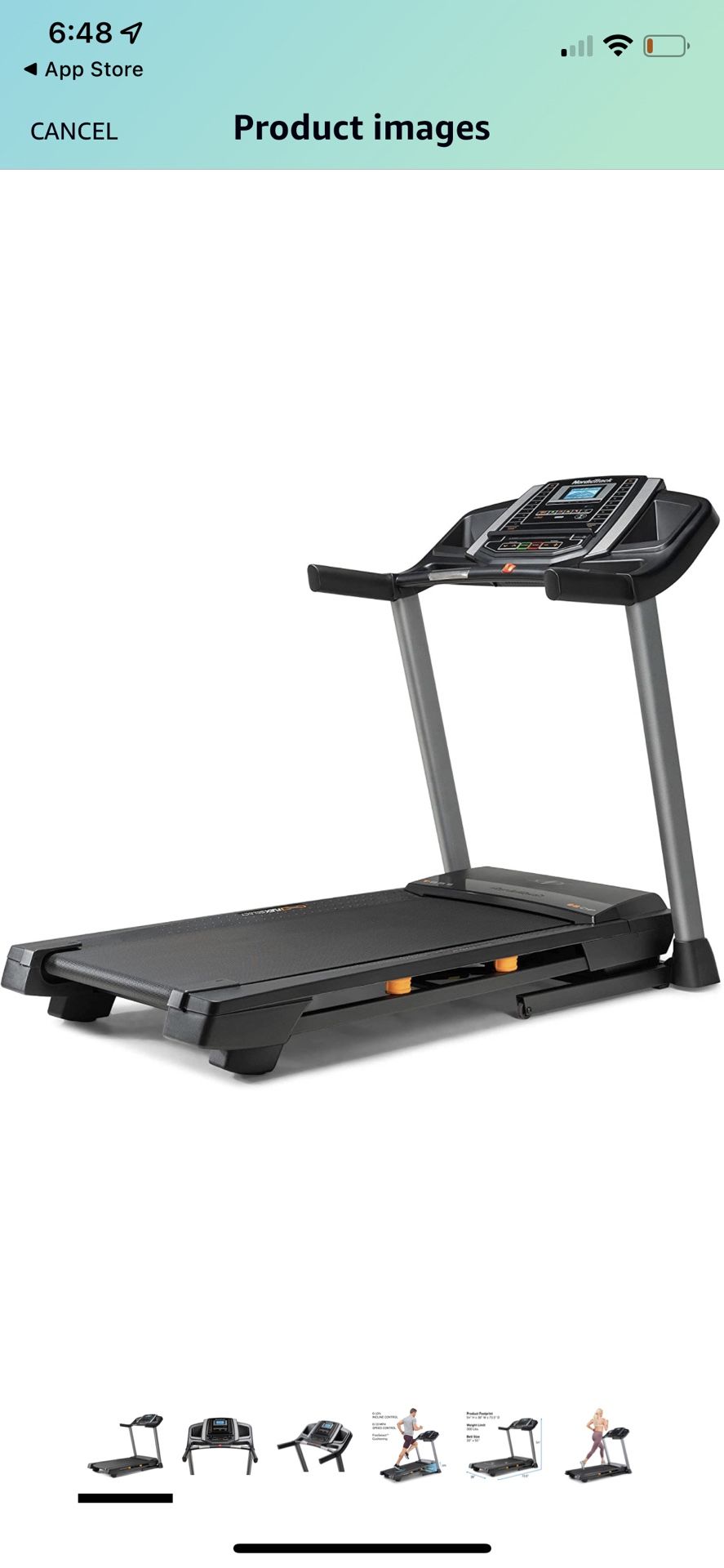 NordicTrack T Series 6.5 Treadmill (Used Once!)
