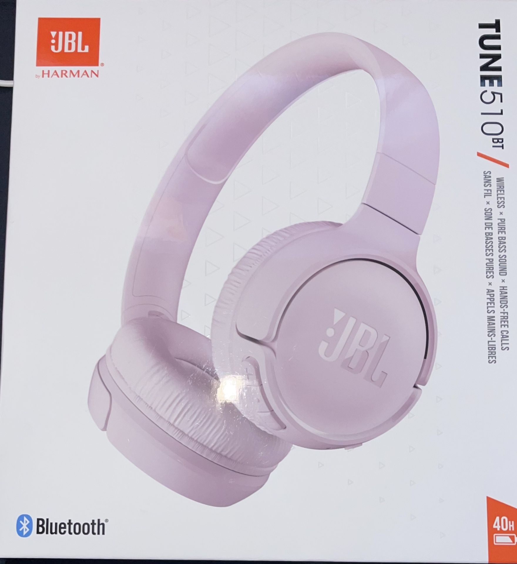JBL Tune 510BT Bluetooth headphones,  (Rose)