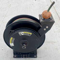 Hannay N416 Spring Welding Reel Kit With 50 ft x 3/8 in Grade R Hose Retractable $795 OBO