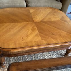 Golden Oak Oval Bahama Coffee Table