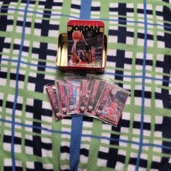 Metal Micheal Jordan Case And Cards