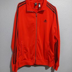 Adidas Red Light Weight Zip Up Jacket 