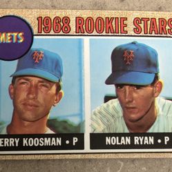 1968 Topps Nolan Ryan & Jerry Koosman