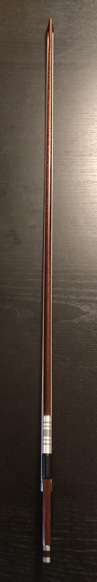 Hybrid carbon fiber/pernambuco VIOLIN & VIOLA bows. $150violin bow; $170 viola bow
