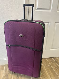 Large expandable 4 spinner wheels lightweight luggage