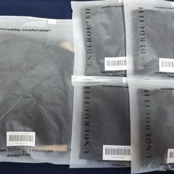 (4) Underoutfit Smoothing At Waist Brief BLACK & Reversible Tank Bra BLACK 2XL