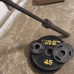 Olympic Barbell And Weight Set 150 Lb