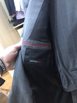Tom Ford Wide Peak Lapel Grey Pinstripe Bartorelli Napoli Slim Suit For  Sale In Queens, Ny - Offerup