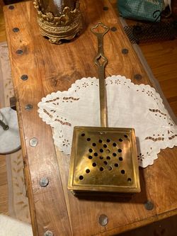 Vintage Brass Bed Warmer