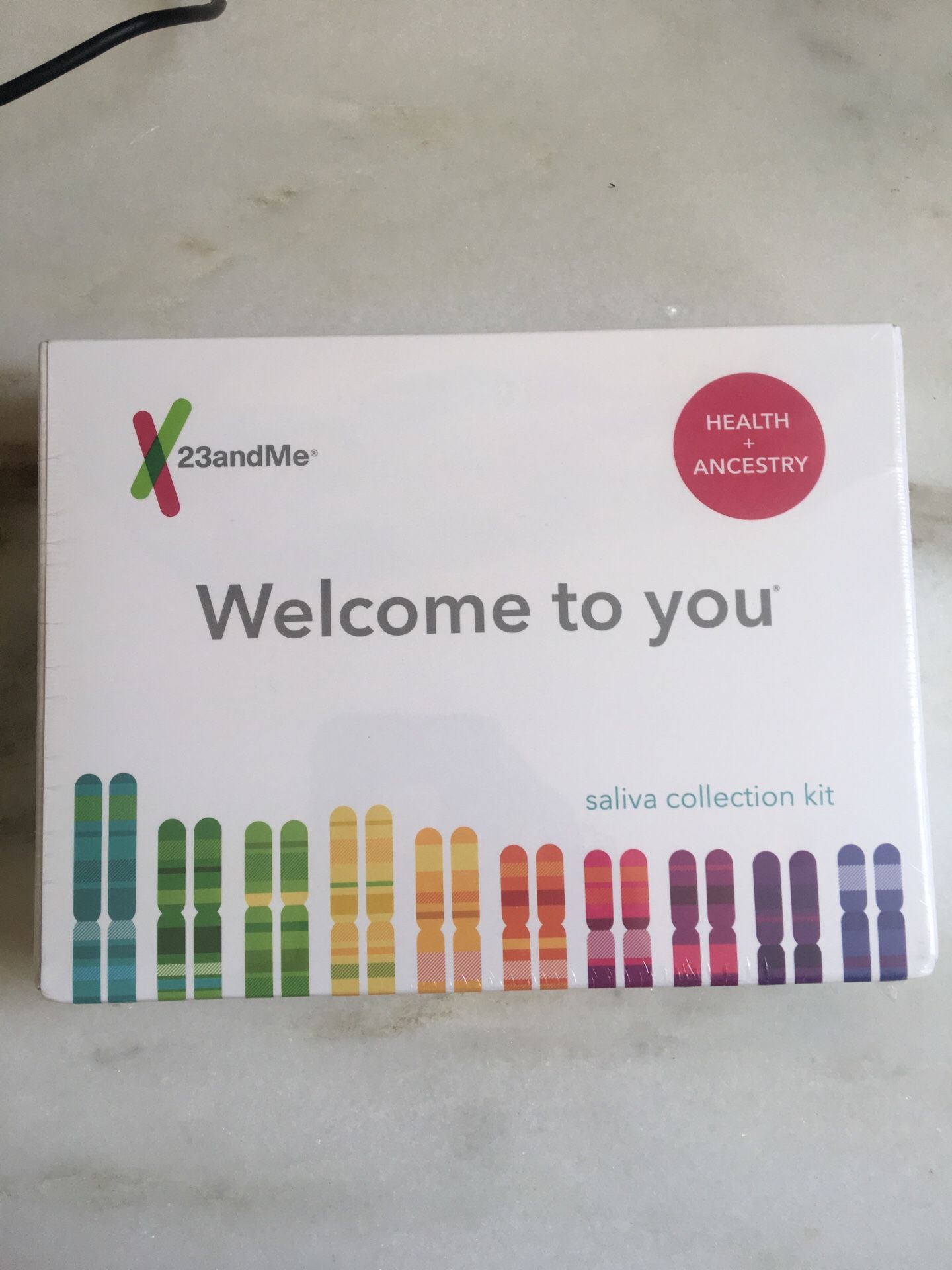 23 and Me Health and Ancestry kit, new in package