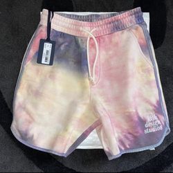 KITH Monday Program Tie Dye Jordan Short Purple/Pink Size XS