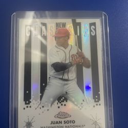 Juan Soto Topps Chrome