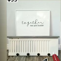 Wood Rustic Coat Hangers Decor 