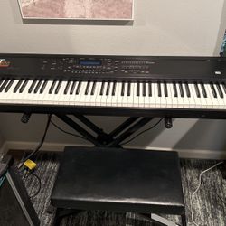 Keyboard, Amp, And Bench