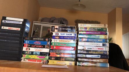 Vintage VHS tapes