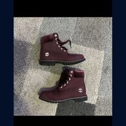 Purple Velvet Timberland 