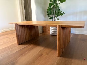 CB2 Wood Coffee Table