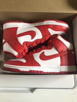 Nike Dunk High Championship Red New Size 8
