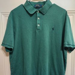 🐎Polo Ralph Lauren Shirt Medium/Large Preowned Solid BG23