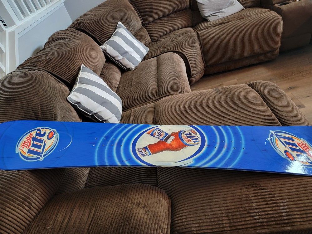 Miller Lite Snowboard