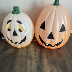  Vintage Halloween Blow Mold Decorations  For Sale