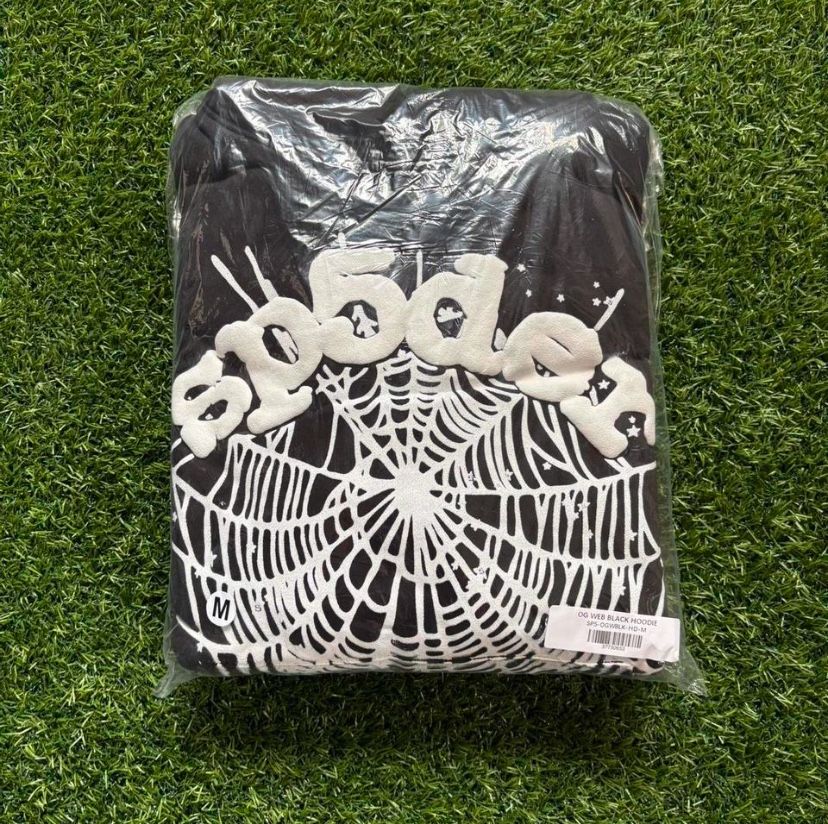 Black and White Sp5der Hoodie