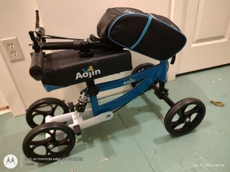 Knee cart for broken leg
