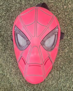 Spider-Man Costume Mask with Mesh Eyes