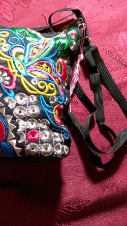 Ethnic Embroidered Crossbody Bag