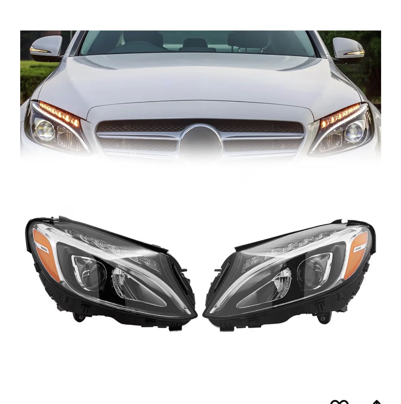 Mercedes Headlights 