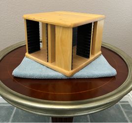 Wooden CD DVD Disc Storage Rack