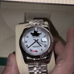 Men’s Watch White Roman Dial