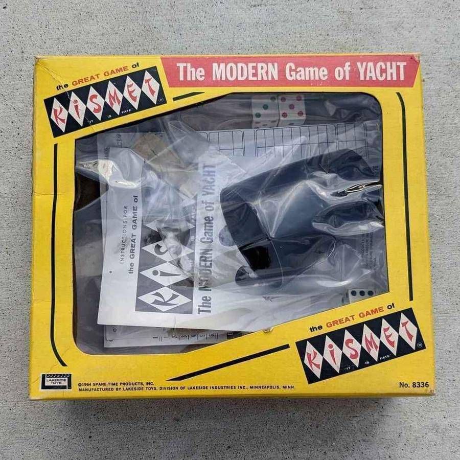 Vintage 1964 Kismet "The Modern Game Of Yacht" by Lakeside