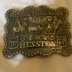 Hesston vintage 1980s rodeo belt buckles and I have 5 $50 each