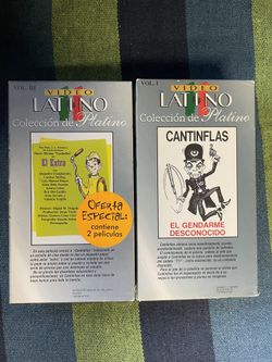 VHS Bundle - Cantinflas Collection – Coleccióno de Platino – 4 Classic Films