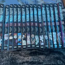 Jujutsu Kaisen Volumes 0-14 (15 Books, Manga Set)