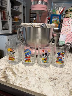 Disney glass cups