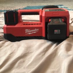 Portable Air Compressor Plus Battery