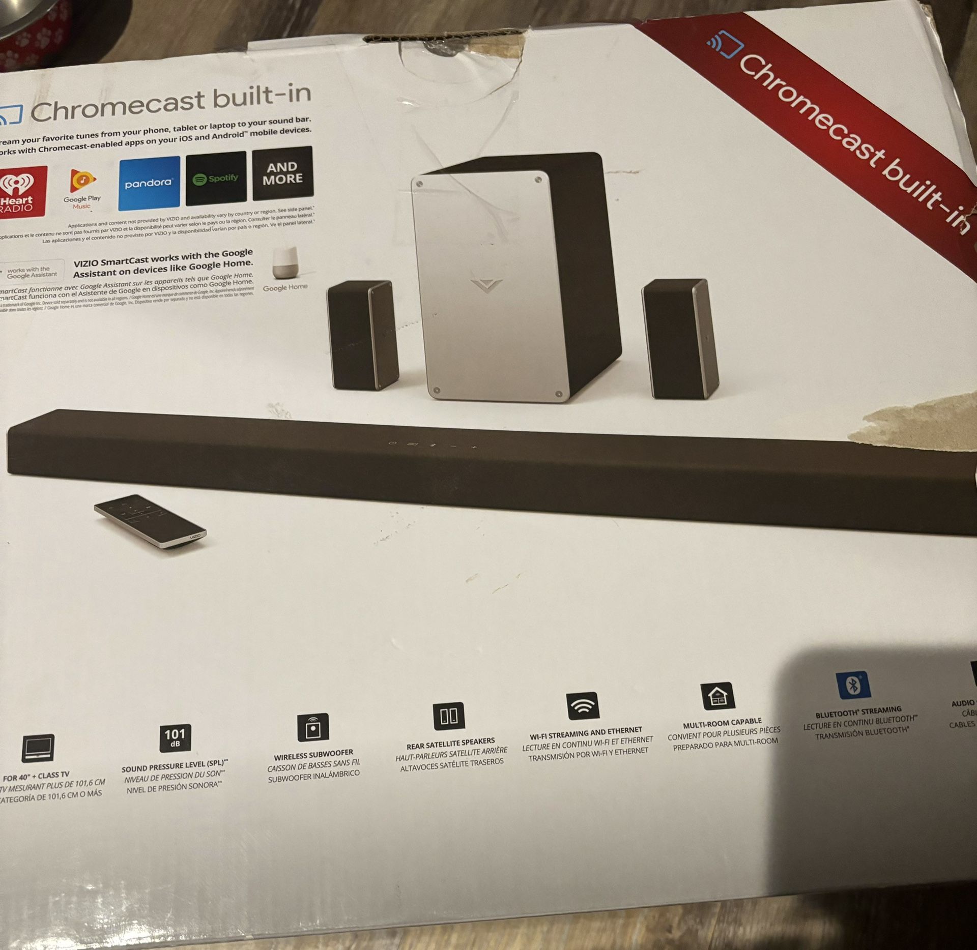 Vizio SB3651-E6 36" 5.1 Channel SmartCast Soundbar System