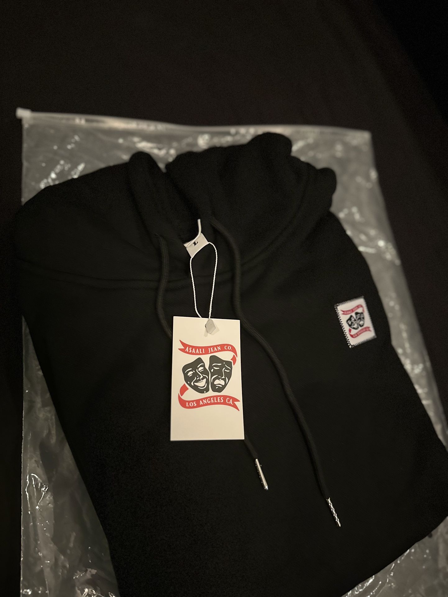 Asaali Hoodie Large Classic Logo Pullover Brand New