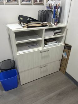 White File Cabinet Drawer